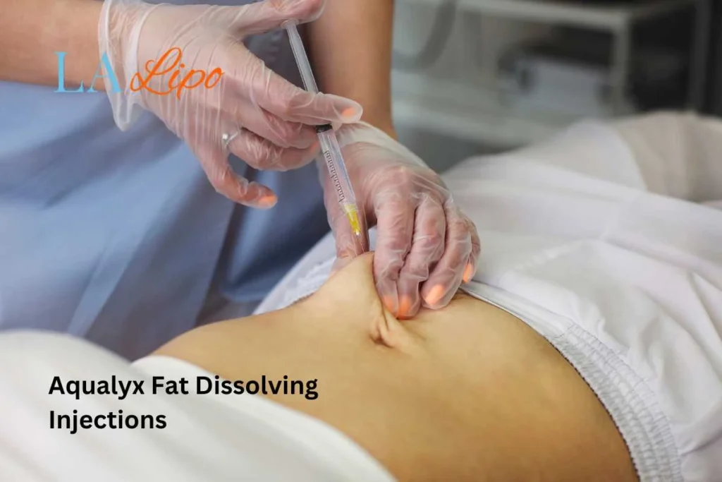 woman having fat dissolving injections Windlesham in the stomach