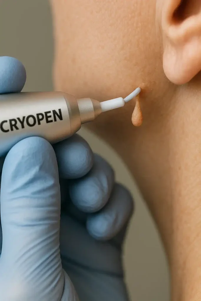 Cryopen for skin tags removal Windlesham speak to our team today!