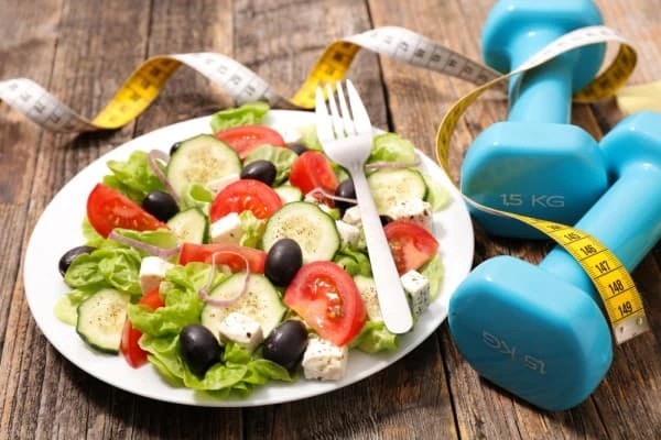 Example of good diet and exercise Windlesham
