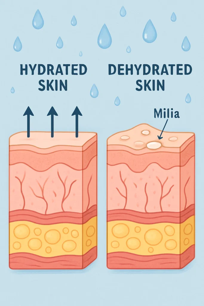 The importance of hydration and milia production Windlesham